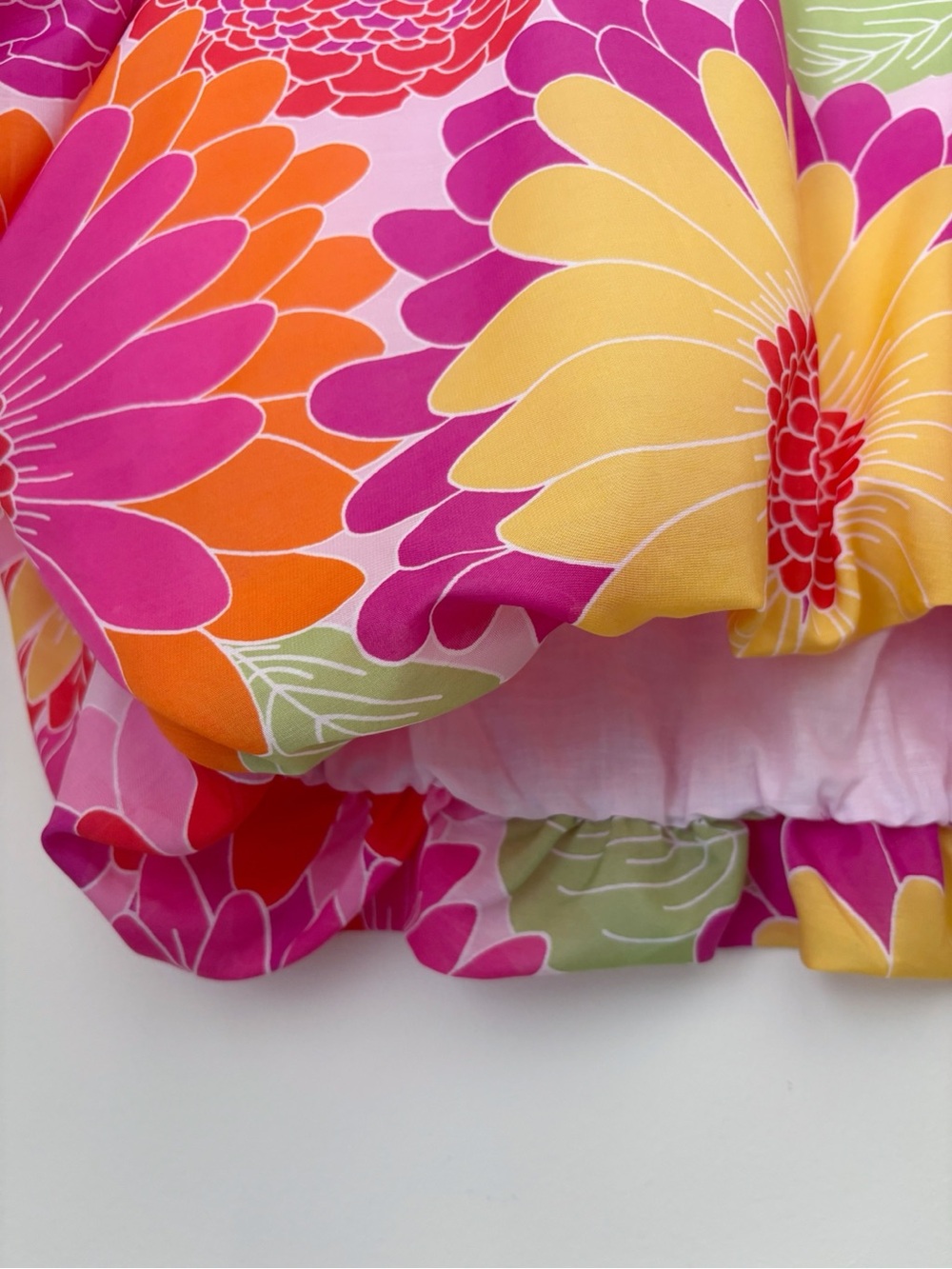J.Marie Leilani Floral Bubble Top Medium NWOT Summer Resortwear - Picture 3 of 8